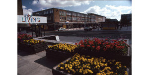 Queen's Square, Crawley, in about 1990