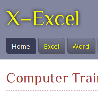 X-Excel computer training home page